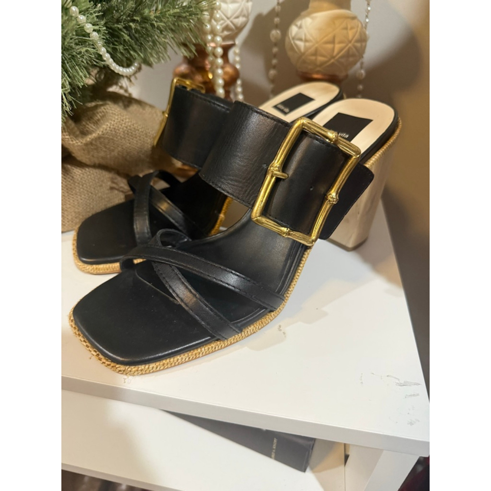 Dolce Vita Black Block Heels 10
